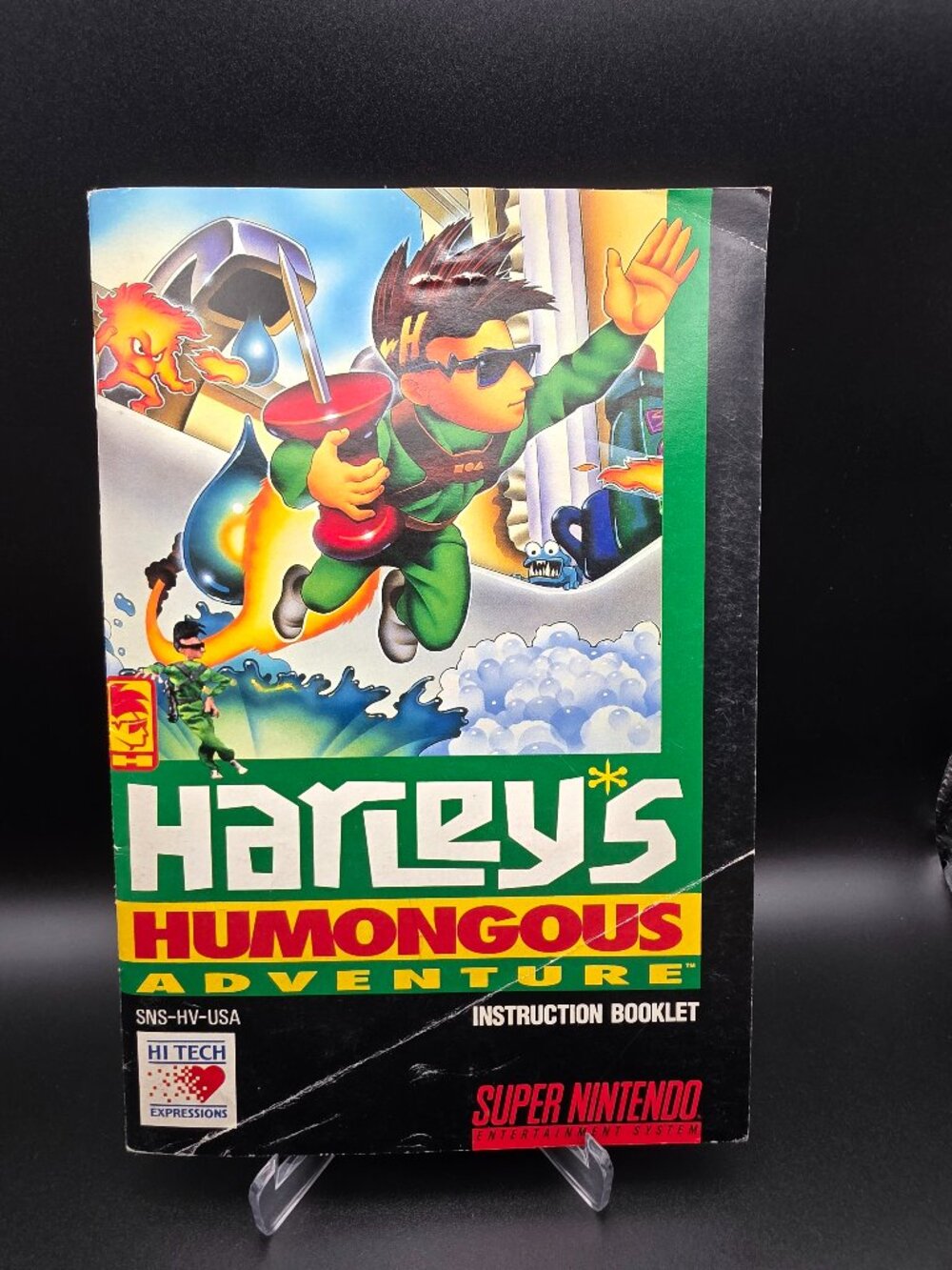 Harley's Humongous Adventure - SNES- Manual Only **NO GAME!